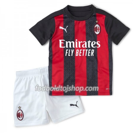 AC Milan Børn Hjemme Fodboldsæt 2020-21 S/S (+ Korte bukser)